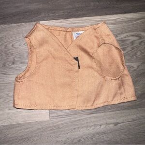 Build A Bear Workshop Girl Scout Brownie Vest Brown Vest BABW RARE HTF Retired